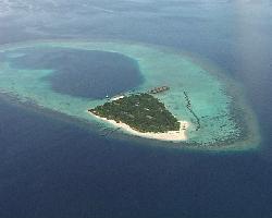 Luftbild Malediven Velidhu